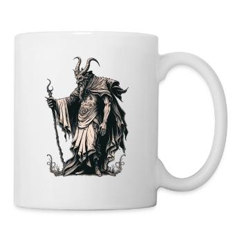 Krampus Ugly Sweater Böser Weihnachtsmann Krampus - Tasse - Weiß - Rechts
