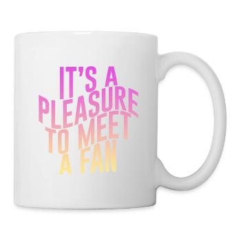 C’est un plaisir de rencontrer un fan 2 - Mug blanc - blanc - Droite