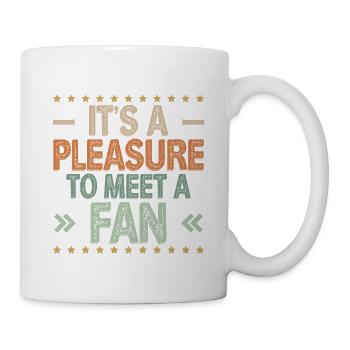 C’est un plaisir de rencontrer un fan 3 - Mug blanc - blanc - Droite