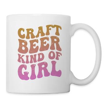 Bière artisanale genre de fille Homebrew brasseur brasser - Mug blanc - blanc - Droite