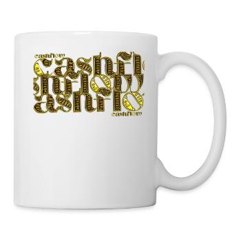 CASHFLOW *superlative ambition apparell* MONEY - Tasse - Weiß - Rechts