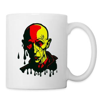 German Flag Nosferatu Vampire - Mug - white - Right