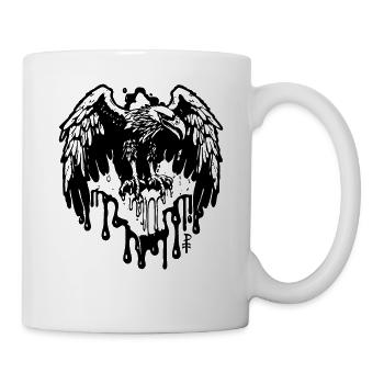 Black Ink Dripping Eagle - Mug - white - Right