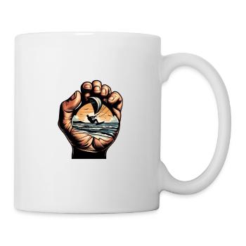 Kite Kiting Surf Kitesurfing Kitesurfing Kitesurf - Mug - white - Right