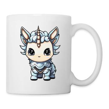 Unicorn Winter Animal Cute Comic - Mug - white - Right