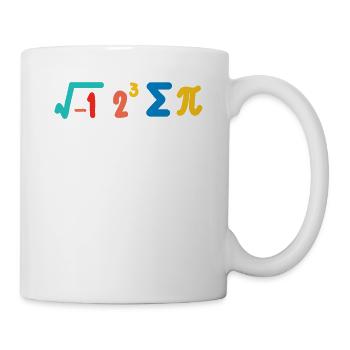 Pi Day Funny Math Lover Cute Teacher Students - Mug - white - Right