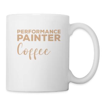 Dieser Performance-Maler läuft mit Kaffee - Tasse - Weiß - Rechts