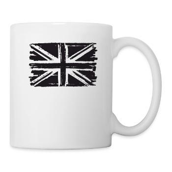 United Kingdom GB UK Flag Union Jack - Mug - white - Right