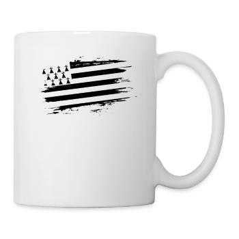 Gift for a fire Breton flag Breizh Bretagne - Mug - white - Right
