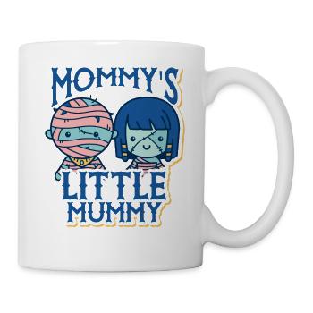 Lustige Halloween-Mama's kleine Mama - Tasse - Weiß - Rechts
