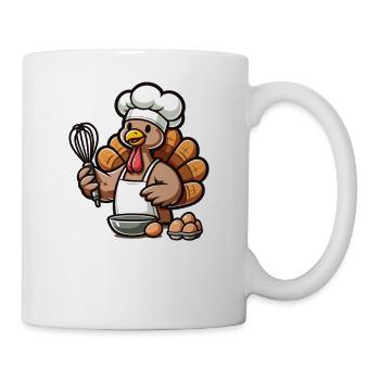 Thanksgiving Truthahn Koch - Tasse - Weiß - Rechts