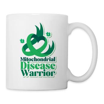 Mitochondriale Krankheit Krieger-Störung - Tasse - Weiß - Rechts