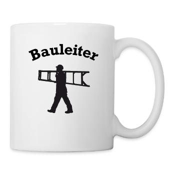 Bauleiter Outfit Handwerker - Tasse - Weiß - Rechts