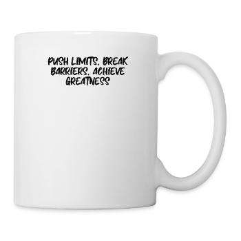 Fitness - Push limits, break barriers, achieve - Mug - white - Right