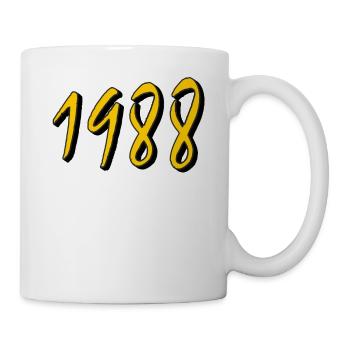 BIRTHDAY YEAR 1988 - Mug - white - Right