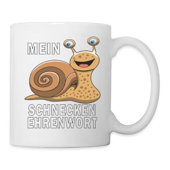 MEIN SCHNECKEN EHRENWORT - Tasse - Weiß - Rechts