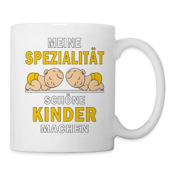 SCHÖNE KINDER MACHEN - Tasse - Weiß - Rechts