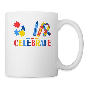 Celebrate Minds Of All Kind ABA Therapist - Mug - white - Right