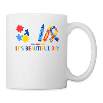 It's Beautiful Day To Change Behaviors ABA - Mug - white - Right