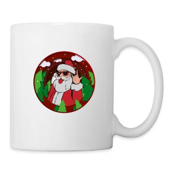 I'm On The Nice List - Funny Christmas Santa - Mug - white - Right