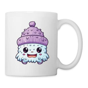 Winter Eskimo Comic Winterlich - Tasse - Weiß - Rechts
