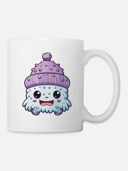 Winter Eskimo Comic Winterlich - Tasse - Weiß