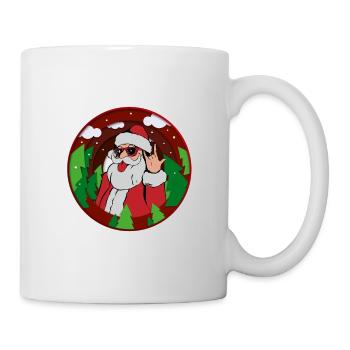 Pretend I'm On The Nice List Funny Rock Christmas - Mug - white - Right