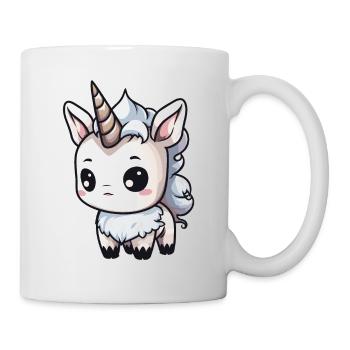 Unicorn Winter Animal Cute Comic - Mug - white - Right