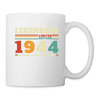 Legendary Since 1944 Vintage Birthday Gift - Mug - white - Right