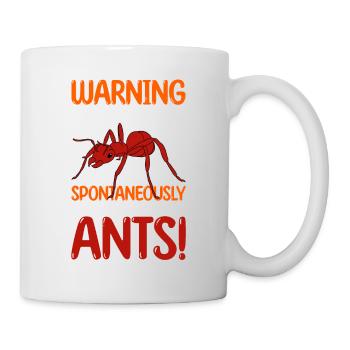 Antkeeping Ameisenzucht Ameisen - Tasse - Weiß - Rechts
