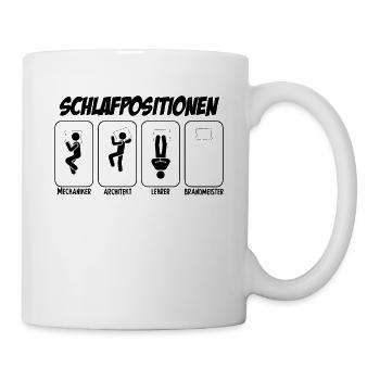 Feuerwehrmann Geschenk Schichtarbeiter - Tasse - Weiß - Rechts