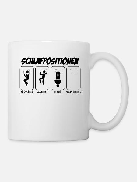 Krankenpfleger Geschenk Schichtarbeiter - Tasse - Weiß
