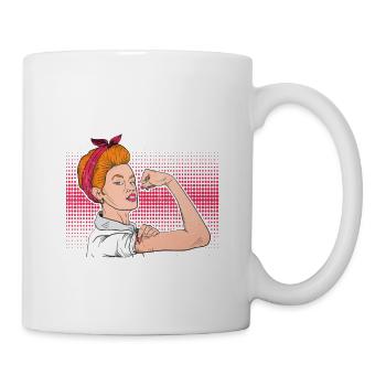 Besoin d’une femme de ménage ? Demandez-moi - Mug blanc - blanc - Droite