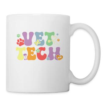 Vet Tech - Tasse - Weiß - Rechts