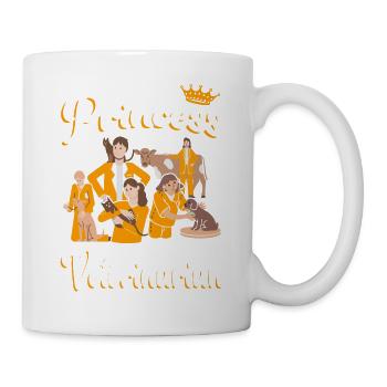 Oubliez la princesse, je veux être vétérinaire - Mug blanc - blanc - Droite