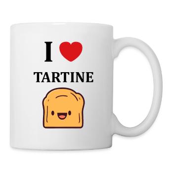 Tartine - Mug blanc - blanc - Droite