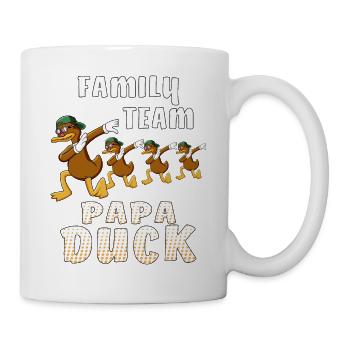 ÉQUIPE FAMILIALE PAPA DUCK - Mug blanc - blanc - Droite
