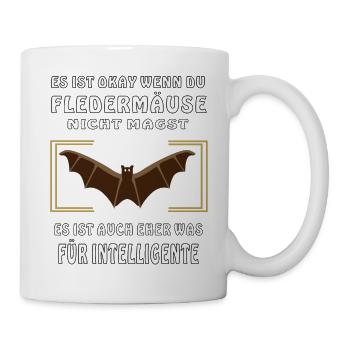 FLEDERMÄUSE FÜR INTELLIGENTE - Tasse - Weiß - Rechts