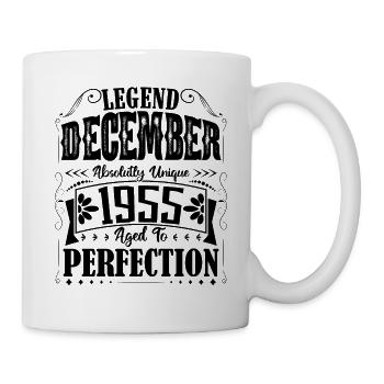 Décembre 1955. Cadeau d'Anniversaire decembre 1955 - Mug blanc - blanc - Droite