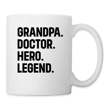 Grandpa Doctor Hero Legend - Doctor Grandpa - Mug - white - Right