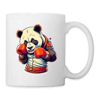 Panda Boxen - Tasse - Weiß - Rechts