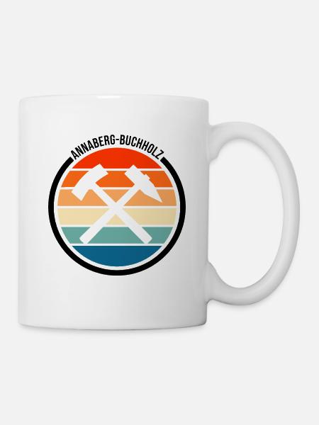 Annaberg Buchholz Symbol Design - Tasse - Weiß