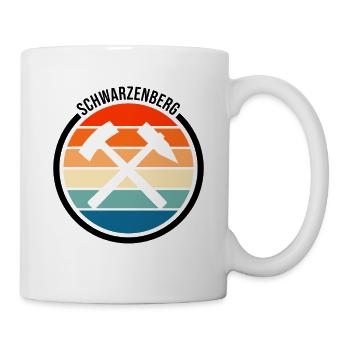 Schwarzenberg Symbol Design - Tasse - Weiß - Rechts