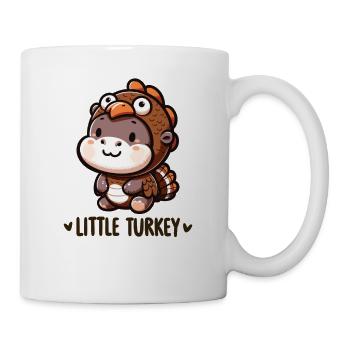 thanksgiving day outfits kleiner Truthahn Hippo - Tasse - Weiß - Rechts