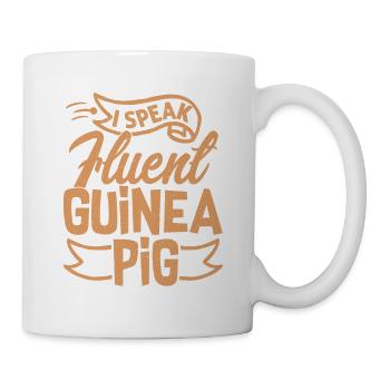 I Speak Fluent Guinea Pig Cavy Lover Rodent - Mug - white - Right