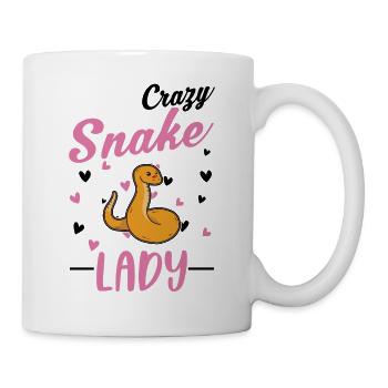 Crazy Snakes Femme - Mug blanc - blanc - Droite