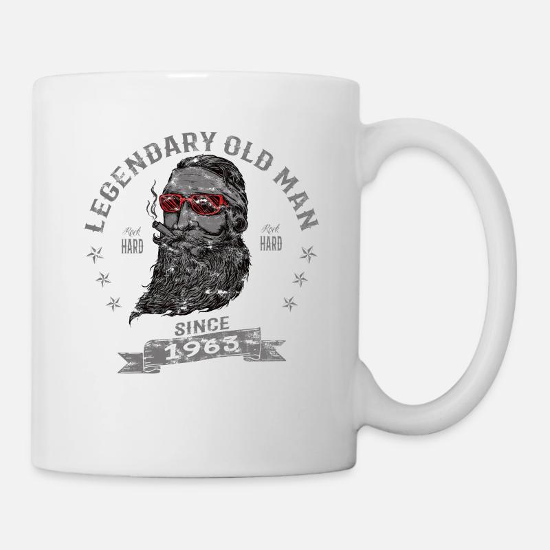 1963 Geburtstag Legendary Old Man - Tasse - Weiß