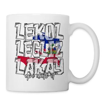 Haiti Haitian Flag Ayiti Haitian I Gift - Mug - white - Right