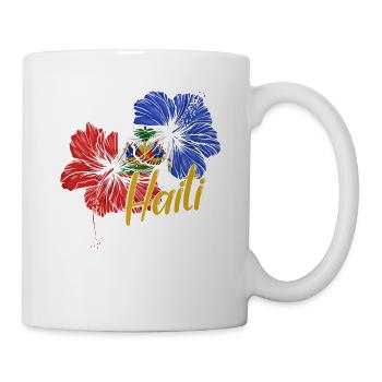 Haiti Haitian Flag Ayiti Haitian I Gift - Mug - white - Right