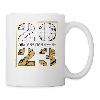 LE MEILLEUR POUR TOUJOURS 2023 - Mug blanc - blanc - Droite